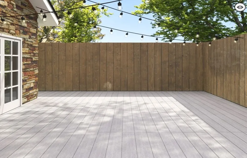 empty patio