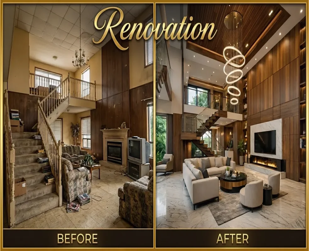 luxury interior design renovation